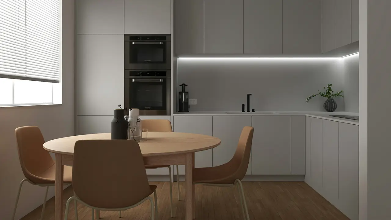 Interior image of a condo in Toronto.