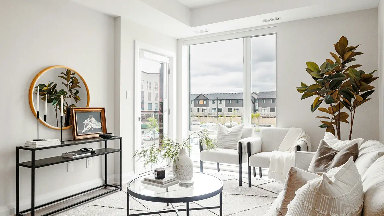 Toronto real estate showing the transition from a condominium to a detached house, illustrating how to coordinate selling a condo and buying a home.